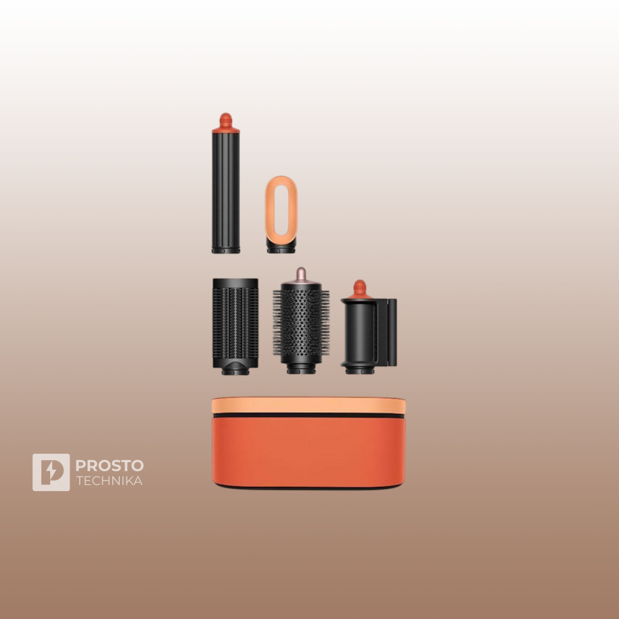 Стайлер Dyson Airwrap i.d. Long HS08 Straight+Wavy, "абрикосовая керамика/топаз" (Ceramic Apricot/Topaz) (2026)